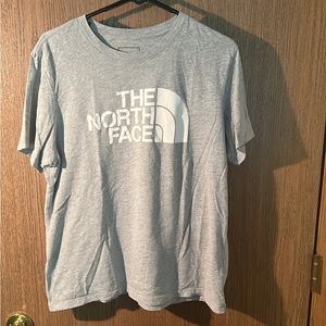 Women’s grey north face t shirt. Size large